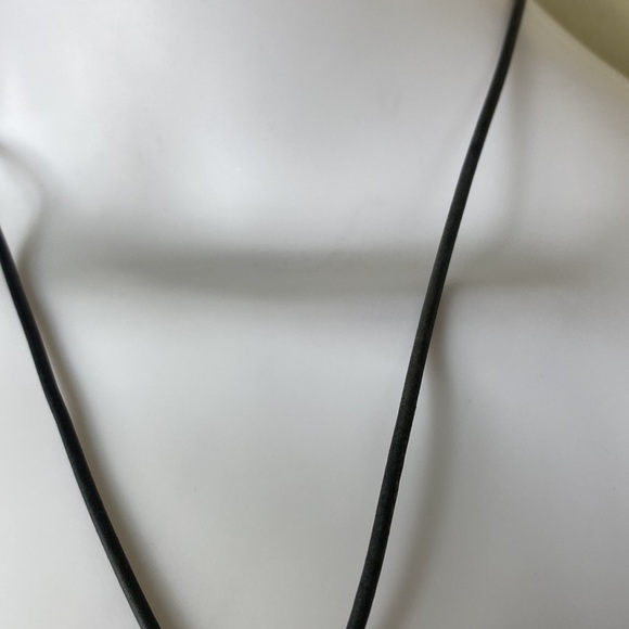 Bird Leather String Necklace. - Picture 3 of 4